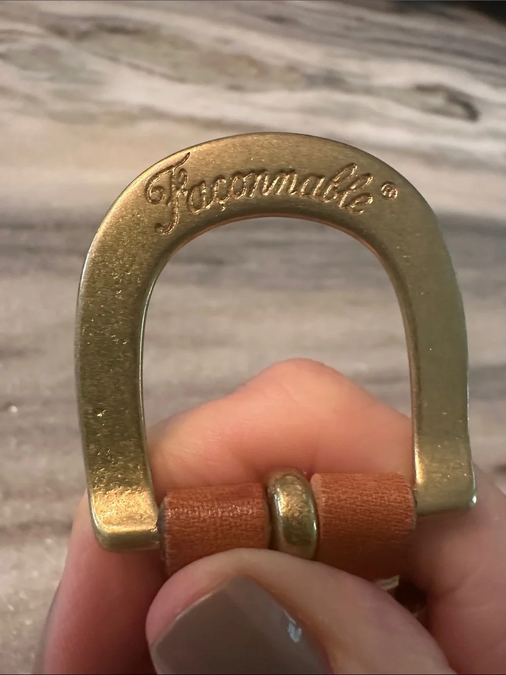 FACONNABLE SELLIER BELT -made in FRANCE